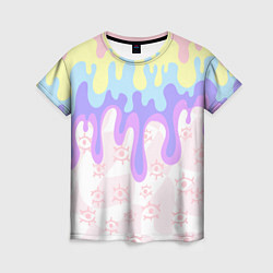 Женская футболка Млечный взгляд