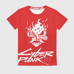 Футболка женская Cyberpunk 2077: samurai, цвет: 3D-принт