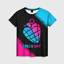 Футболка женская Green Day - neon gradient, цвет: 3D-принт