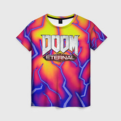 Футболка женская Doom eternal srotm shadow, цвет: 3D-принт
