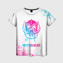 Футболка женская Motorhead neon gradient style, цвет: 3D-принт