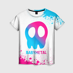 Футболка женская Babymetal neon gradient style, цвет: 3D-принт