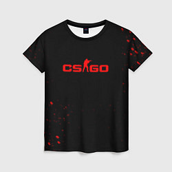 Женская футболка Counter strike splash game
