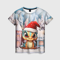 Женская футболка Маленький дракончик 2024 год