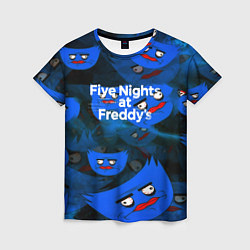 Футболка женская Huggy Wuggy x Five Nights at Freddys, цвет: 3D-принт