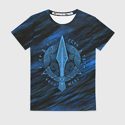 Футболка женская Гунгнир - боевое копьё одина, цвет: 3D-принт