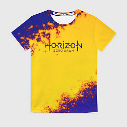 Женская футболка Horizon zero dawn alloy grunge metal