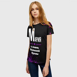 Футболка женская Мария: с очень большой буквы, цвет: 3D-принт — фото 2