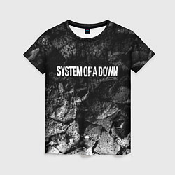 Футболка женская System of a Down black graphite, цвет: 3D-принт