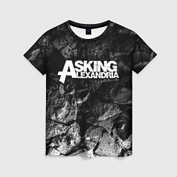 Футболка женская Asking Alexandria black graphite, цвет: 3D-принт