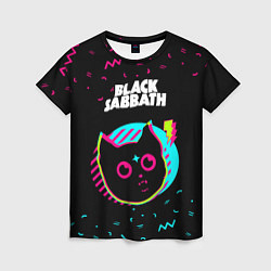 Футболка женская Black Sabbath - rock star cat, цвет: 3D-принт