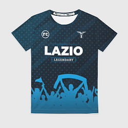 Футболка женская Lazio legendary форма фанатов, цвет: 3D-принт