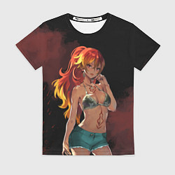 Футболка женская Сюра - Синий экзорцист, цвет: 3D-принт