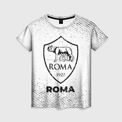 Футболка женская Roma с потертостями на светлом фоне, цвет: 3D-принт