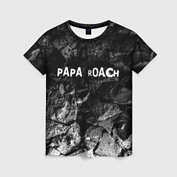 Женская футболка Papa Roach black graphite