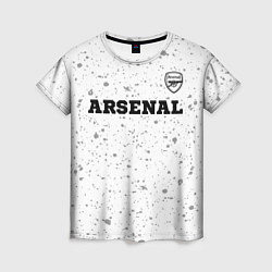 Женская футболка Arsenal sport на светлом фоне посередине