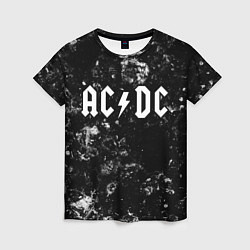 Женская футболка AC DC black ice