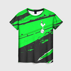 Футболка женская Tottenham sport green, цвет: 3D-принт