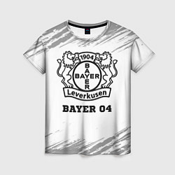 Футболка женская Bayer 04 sport на светлом фоне, цвет: 3D-принт