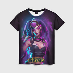 Футболка женская League Of Legends Akali Kda, цвет: 3D-принт