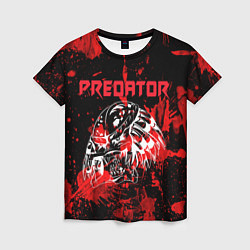 Футболка женская Predator blood, цвет: 3D-принт