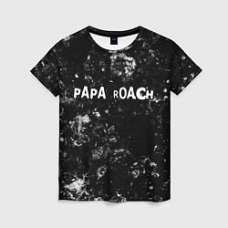 Футболка женская Papa Roach black ice, цвет: 3D-принт