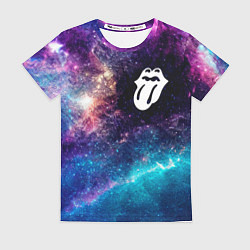 Футболка женская Rolling Stones space rock, цвет: 3D-принт