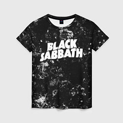 Женская футболка Black Sabbath black ice