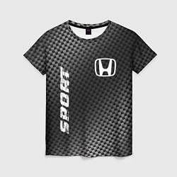 Футболка женская Honda sport carbon, цвет: 3D-принт