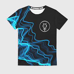 Женская футболка Marilyn Manson sound wave