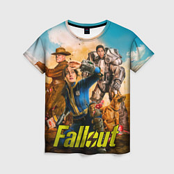 Футболка женская Fallout all, цвет: 3D-принт