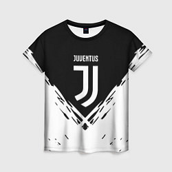 Футболка женская Juventus sport geometry fc club, цвет: 3D-принт