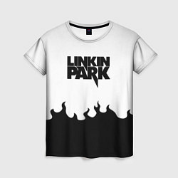 Футболка женская Linkin park rock fire, цвет: 3D-принт