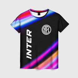Женская футболка Inter speed game lights