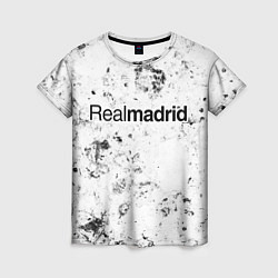 Футболка женская Real Madrid dirty ice, цвет: 3D-принт