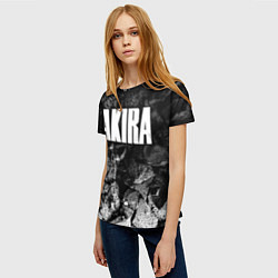Футболка женская Akira black graphite, цвет: 3D-принт — фото 2