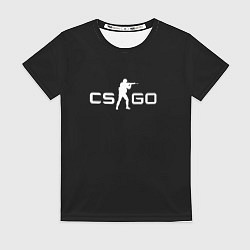 Женская футболка Counter strike logo
