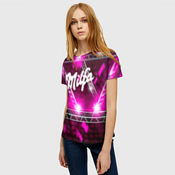 Футболка женская Milfa в стиле milka, цвет: 3D-принт — фото 2