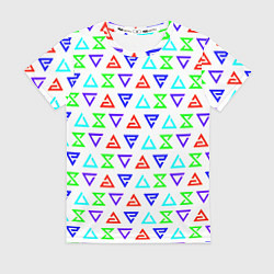 Футболка женская Ведьмак магические символы, цвет: 3D-принт