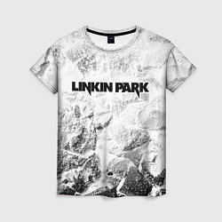 Футболка женская Linkin Park white graphite, цвет: 3D-принт