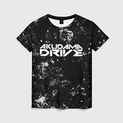 Женская футболка Akudama Drive black ice