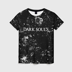 Женская футболка Dark Souls black ice