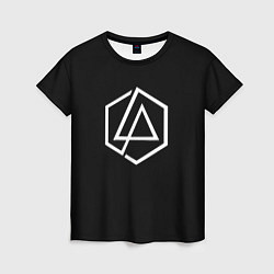 Футболка женская Linkin park logo white, цвет: 3D-принт