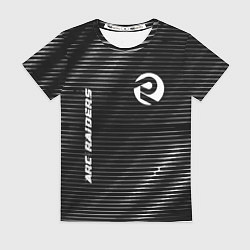 Женская футболка ARC Raiders metal game lines