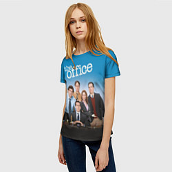 Футболка женская Офис сериал, цвет: 3D-принт — фото 2