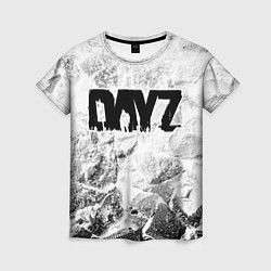 Женская футболка DayZ white graphite