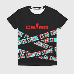 Женская футболка Counter strike glitch