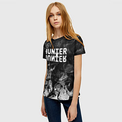 Футболка женская Hunter x Hunter black graphite, цвет: 3D-принт — фото 2