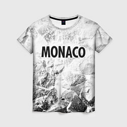 Женская футболка Monaco white graphite