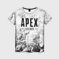 Женская футболка Apex Legends white graphite